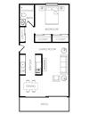 Beacon View Apartments One Bedroom Floor Plan